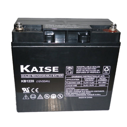 Bateria Ácida 12V 20Ah (181x167x76mm)-Energia-Kaise-Music Stage
