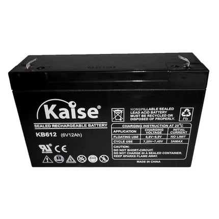Bateria Ácida 6V 12Ah (151x94x51mm)-Energia-Kaise-Music Stage