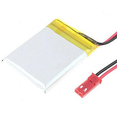 Bateria Li-Po 3,7V 550mAh c/ Cabos - 5x30x40mm-Energia-SMI-Music Stage