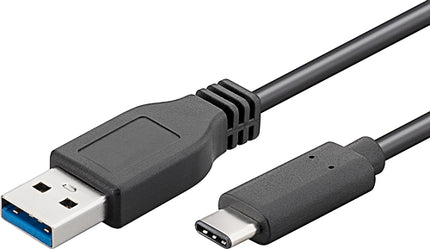 Cabo USB-C Macho / USB 3.0 "A" Macho 1mt-Fichas e cabos-MP-Music Stage