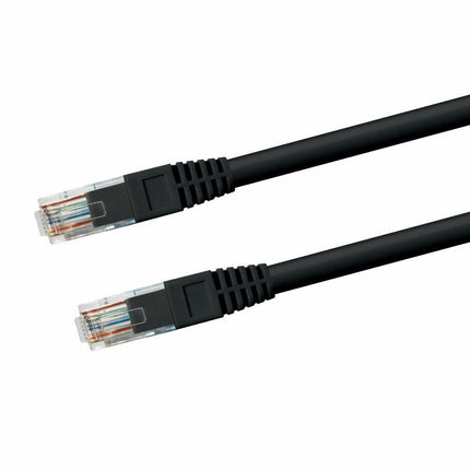Cabo UTP CAT6 0,60mt - Preto-Fichas e cabos-SMI-Music Stage