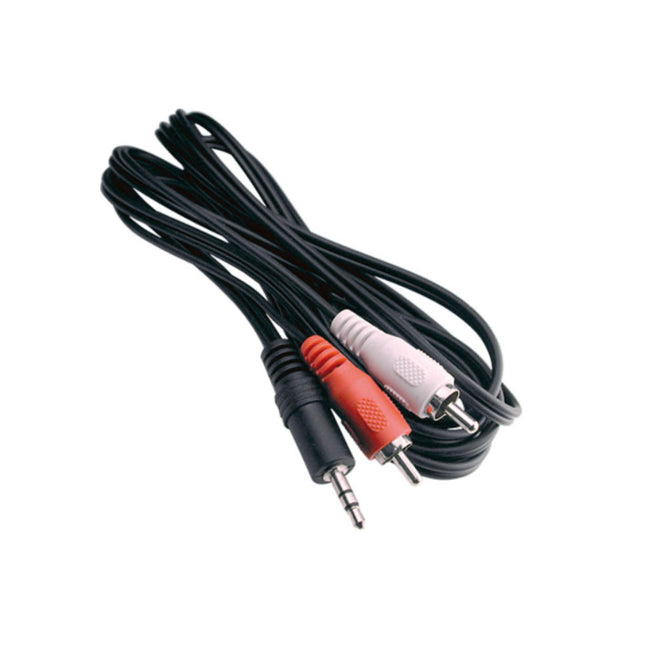 Cabo 3,5 Macho ST / 2xRCA Macho 1,5mt-Cabos-SMI-Music Stage