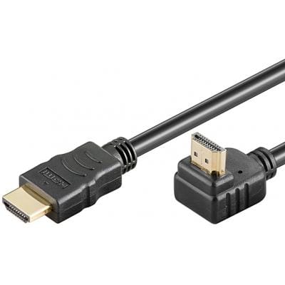 Cabo HDMI Macho / Macho 1,5mt - Curva 90º-Cabos-MP-Music Stage