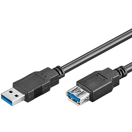 Cabo USB 3.0 "A" Macho / USB 3.0 "A" Fêmea 1,8mt-Fichas e cabos-SMI-Music Stage
