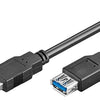 Cabo USB 3.0 "A" Macho / USB 3.0 "A" Fêmea 1,8mt