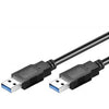 Cabo USB 3.0 "A" Macho / USB 3.0 "A" Macho 3mt