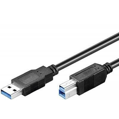 Cabo USB 3.0 "A" Macho / USB 3.0 "B" Macho 1,8mt-Fichas e cabos-SMI-Music Stage