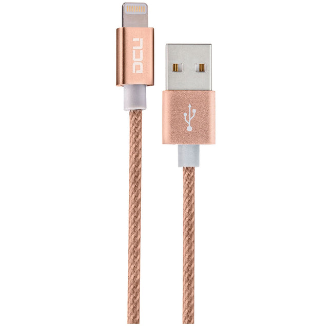 Cabo USB "A" Macho / Apple Lightning 1mt Aluminio - Dourado-Fichas e cabos-DCU-Music Stage