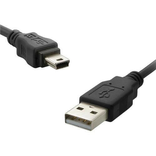 Cabo USB "A" Macho / Mini USB 5P Macho 5mt-Fichas e cabos-SMI-Music Stage