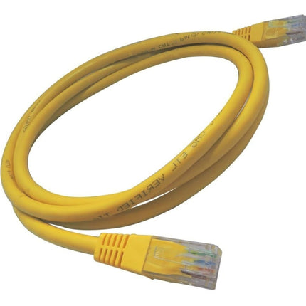 Cabo UTP CAT6 0,50mt - Amarelo-Fichas e cabos-SMI-Music Stage