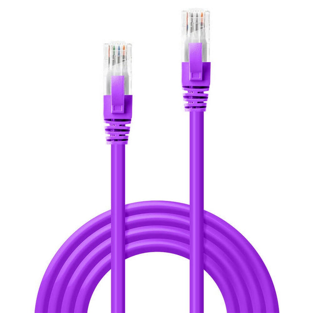 Cabo UTP CAT6 0,50mt - Roxo-Fichas e cabos-SMI-Music Stage