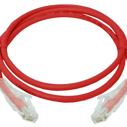 Cabo UTP CAT6 0,50mt - Vermelho-Fichas e cabos-SMI-Music Stage