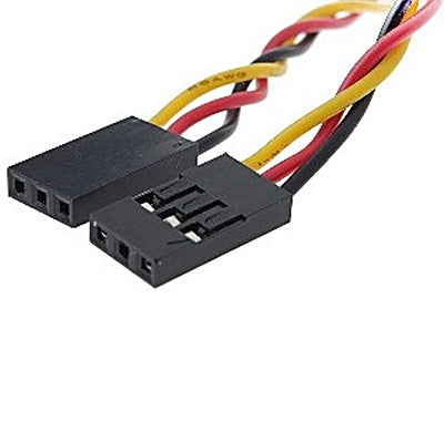 Cabos 3 Vias Fêmea / Fêmea p/ Funduino - 20cm-Robotica e prototipagem-Funduino-Music Stage