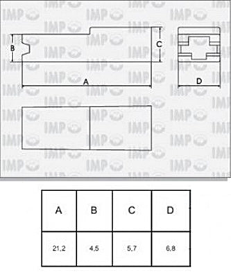 Capa p/ Terminal Faston Fêmea - 4,8mm-Electricidade-SMI-Music Stage