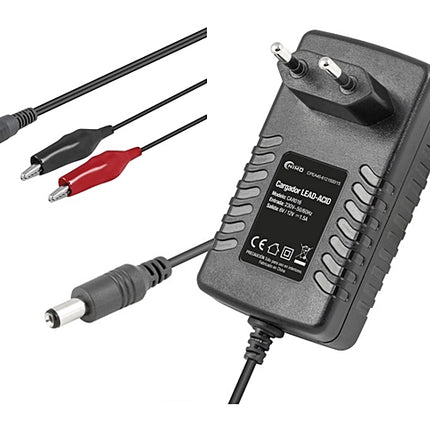 Carregador Automático Baterias de Chumbo 6/12V 1500mA-Energia-Nimo-Music Stage