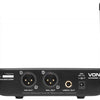 Central 2 Microfones Cabeça/Lapela UHF 2 Canais s/ Fios (WM82) - VONYX