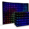 Conjunto 2 Cortinas 176 LEDs DMX p/ DJ Set c/ Bolsa (3 x 2 mts + 2 x 1,22 mts)