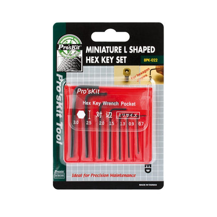 Conjunto Chaves Hexagonais - 7 Chaves-Apoio tacnicobricol-ProsKit-Music Stage