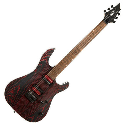 Cort KX300 ETCHED BLACK RED-Guitarra Eletrica de Corpo Maciço-Cort-Music Stage