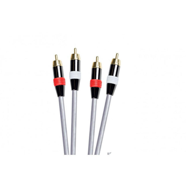 Cabo 2xRCA Macho / 2xRCA Macho 1mt-Cabos-DCU-Music Stage