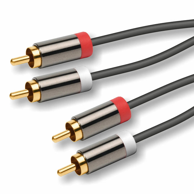 Cabo 2x RCA Macho / 2x RCA Macho 20mt-Cabos-Emelec-Music Stage