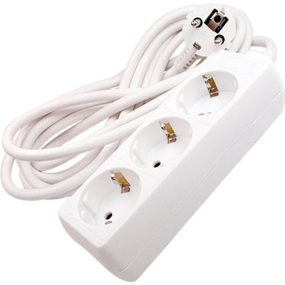 Extensão Eléctrica 3 Vias Shucko 3mt-Electricidade-SMI-Music Stage