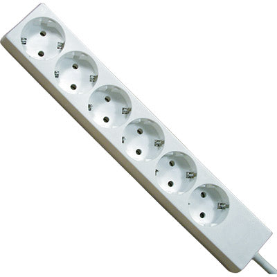 Extensão Eléctrica 6 Vias Shucko 3mt-Electricidade-SMI-Music Stage
