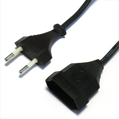 Extensão Eléctrica Euro Macho / Euro Fêmea 10mt-Preta-Electricidade-EDC-Music Stage