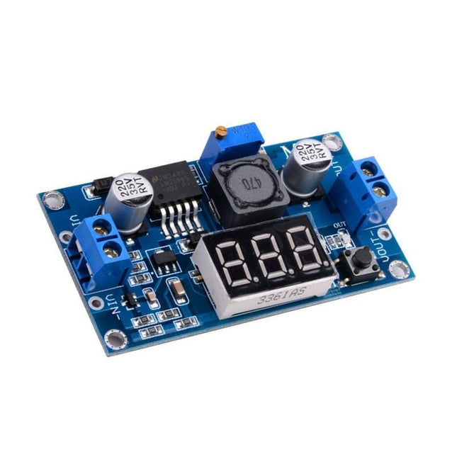 Módulo Alim Ajustável DC-DC 4,4-40V a 1,3-37V c/Display-Robotica e prototipagem-Funduino-Music Stage
