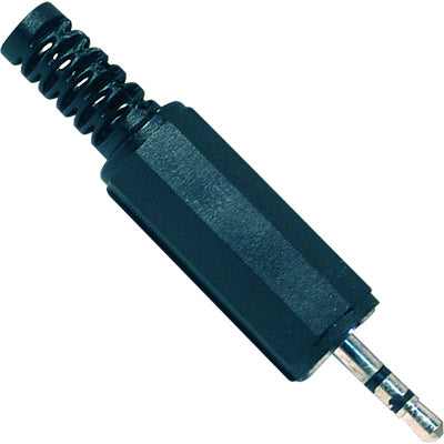 Ficha 2,5 Macho ST - Plástico-Fichas e cabos-EDC-Music Stage