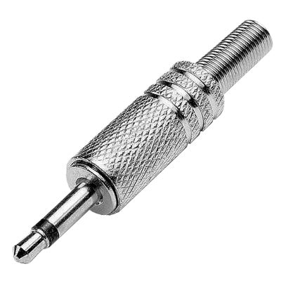 Ficha 3,5 Macho Mono - Metal-Fichas e cabos-EDC-Music Stage