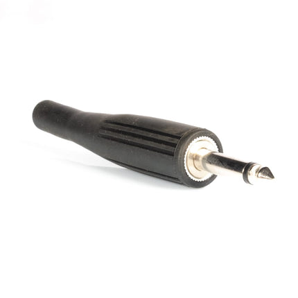 Ficha 6,35 Macho Mono - Borracha-Fichas e cabos-SMI-Music Stage