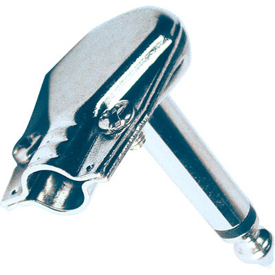 Ficha 6,35 Macho Mono Curva 90º - Metal-Fichas e cabos-EDC-Music Stage