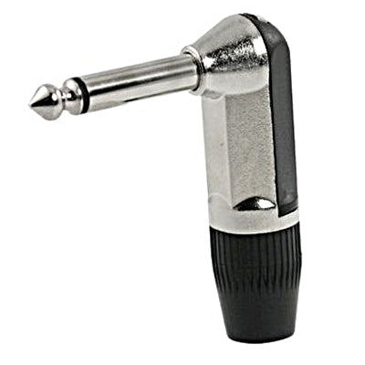 Ficha 6,35 Macho Mono Curva 90º-Fichas e cabos-SMI-Music Stage