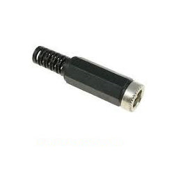 Ficha Alimentação DC Macho Ø2,5x5,5mm-Fichas e cabos-SMI-Music Stage