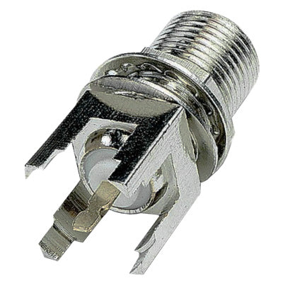 Ficha F Fêmea Chassi para Circuito Impresso-Fichas e cabos-SMI-Music Stage