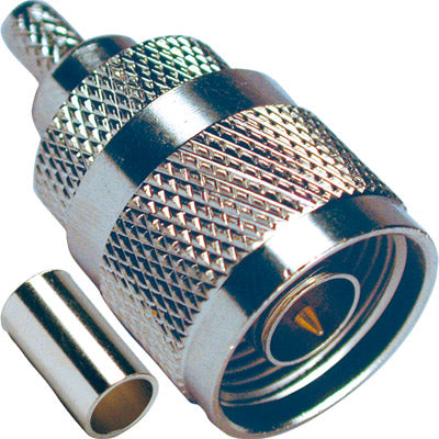 Ficha N Macho Cravar RG58-Fichas e cabos-SMI-Music Stage