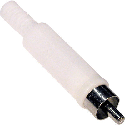 Ficha RCA Macho Branca-Fichas e cabos-EDC-Music Stage