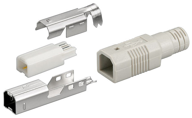 Ficha USB "B" Macho-Fichas e cabos-SMI-Music Stage