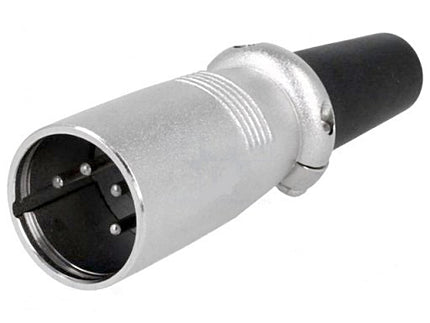 Ficha XLR Macho 4 Pinos-Fichas e cabos-SMI-Music Stage