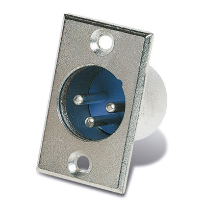 Ficha XLR Macho Painel-Fichas e cabos-EDC-Music Stage