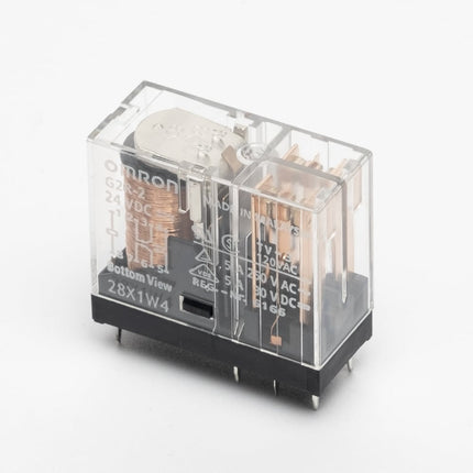 Relé DC24V/2C/5A - R.5mm Circuito Impresso-Componentes eletronicos-Omron-Music Stage