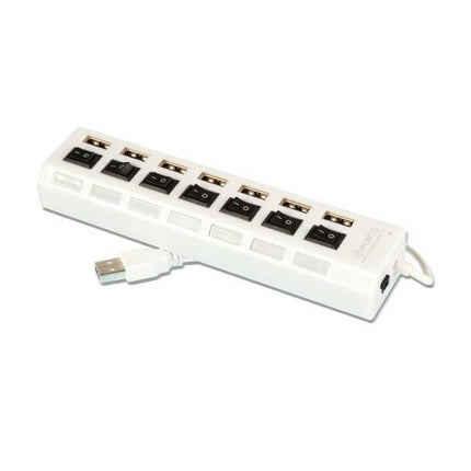HUB 7 Portas USB 2.0 "A" - c/ Interruptor-Componentes e Periféricos Multimedia-Smi-Music Stage