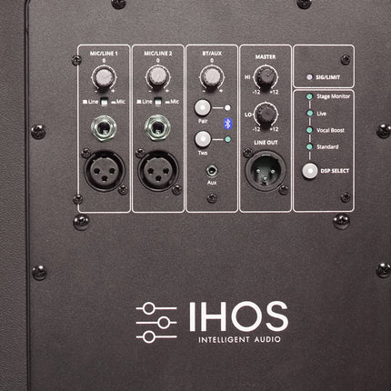 Coluna Amplificada 10 Polegadas IHOS Naxos 10A Bluetooth 400W-Som e luz-IHOS-Music Stage