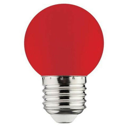 Lâmpada LED Esférica E27 1W 34lm - Vermelha-Lâmpadas E27-Horoz Electric-Music Stage