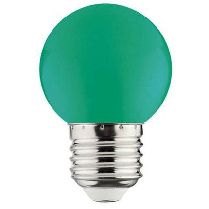 Lâmpada LED Esférica E27 1W 68lm - Verde-Lâmpadas E27-Horoz Electric-Music Stage