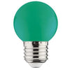 Lâmpada LED Esférica E27 1W 68lm - Verde