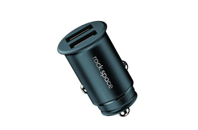 Transformador Isqueiro DC12V/DC5V 4,8A 2xUSB - Azul-Alimentadores-Rock Space-Music Stage