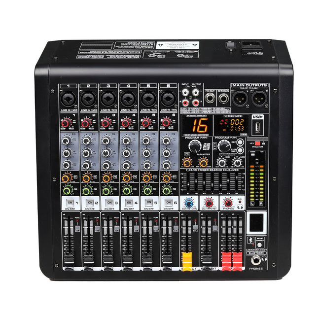 Mesa Mistura 8 Canais DSP-Som e luz-GLEMM-Music Stage