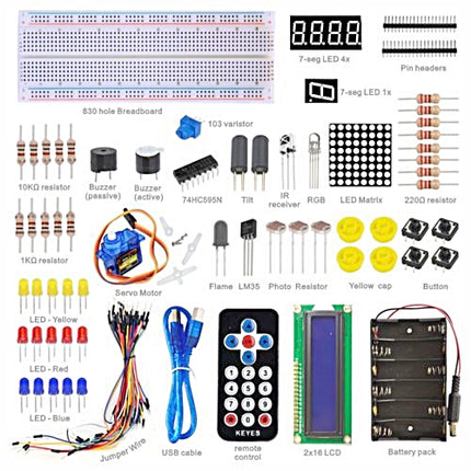 Kit Básico Aprendizagem p/ Funduino-Robotica e prototipagem-Keyestudio-Music Stage